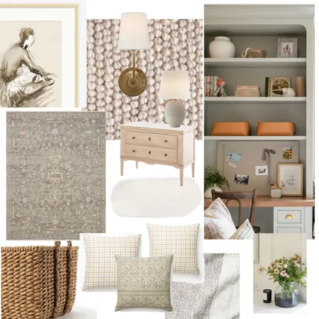Harpers Bedroom Interior Design Mood Board by Olivewood Interiors on Style Sourcebook