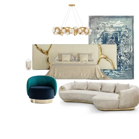 Master Bedroom Interior Design Mood Board by Heba Gamal on Style Sourcebook