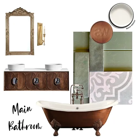 Heartwood Farm Bathroom V2 Interior Design Mood Board by BRAVE SPACE interiors on Style Sourcebook