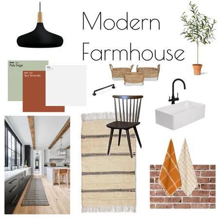 Modern Farmhouse Interior Design Mood Board by sinijysma on Style Sourcebook