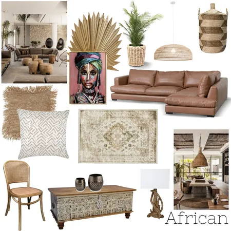 African Interior Design Mood Board by TaloulahDesign on Style Sourcebook