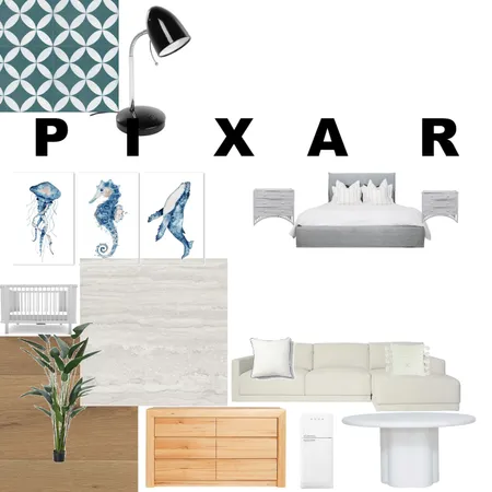 PIXAR Interior Design Mood Board by blob on Style Sourcebook