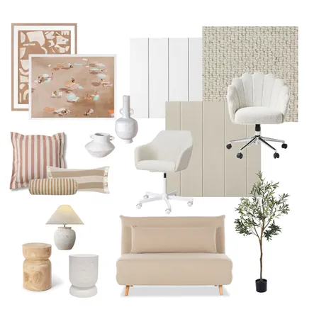 STUDY/GUEST ROOM Interior Design Mood Board by paigewilliamson on Style Sourcebook