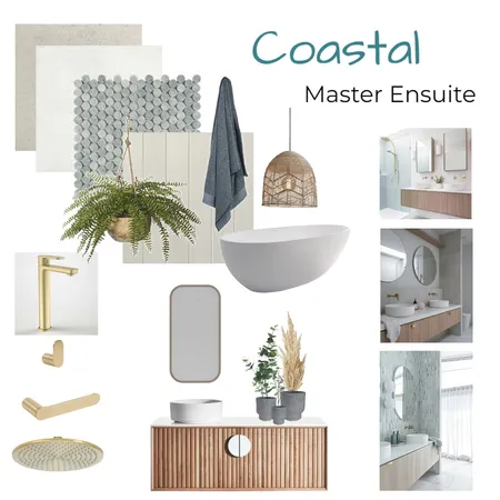 Coastal Master ensuite Interior Design Mood Board by alinemartins on Style Sourcebook