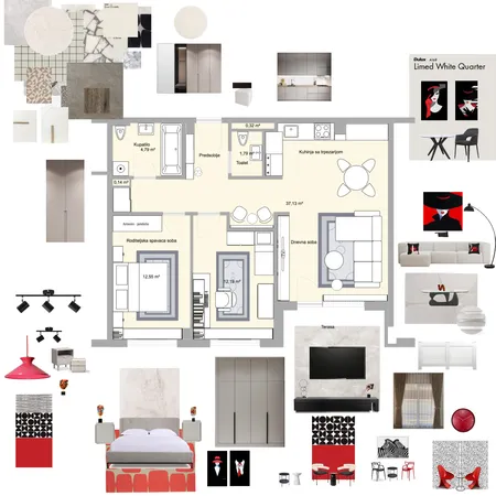 Diplomski rad Interior Design Mood Board by nemanjatomovic on Style Sourcebook