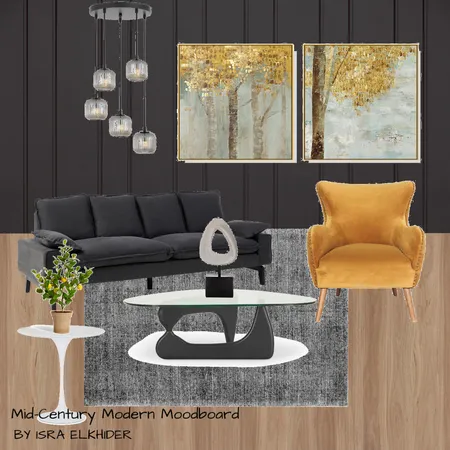 mid-century modern moodboard 002 Interior Design Mood Board by Isra Elkhider on Style Sourcebook