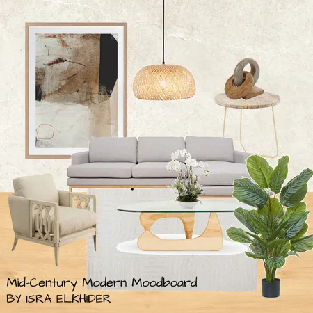 mid-century modern moodboard 003 Interior Design Mood Board by Isra Elkhider on Style Sourcebook