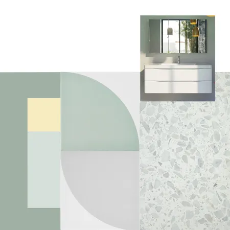 Deco Fresh Bathroom Interior Design Mood Board by Skala Design on Style Sourcebook