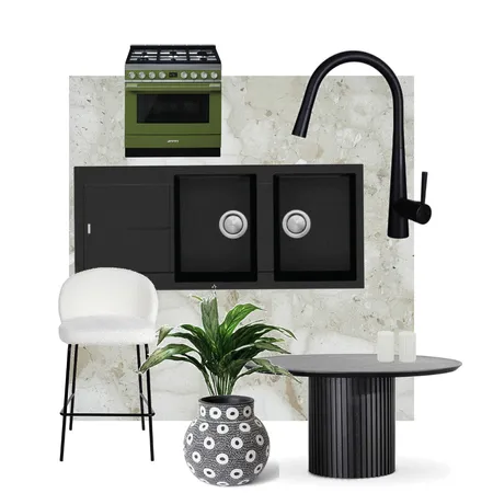 Moody Black Kitchen Interior Design Mood Board by Tradelink on Style Sourcebook