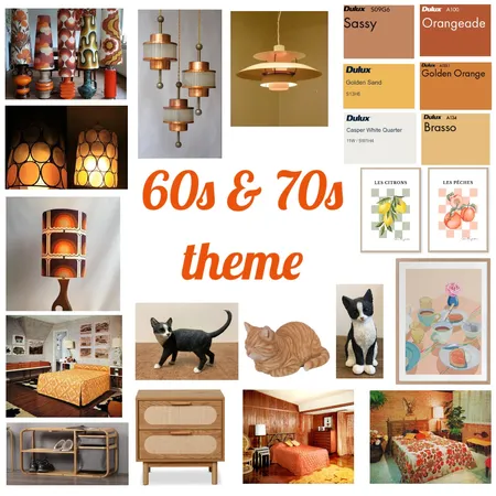 60s theme for Mum & Dad 3 Interior Design Mood Board by bakermichelle765@yahoo.com on Style Sourcebook