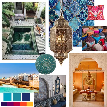 MOROCCAN Interior Design Mood Board by ONE CREATIVE on Style Sourcebook