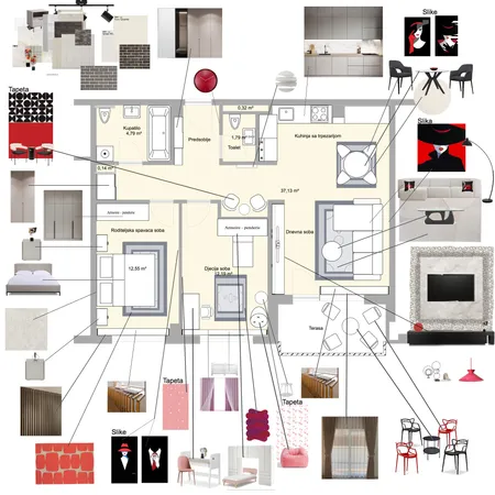 Diplomski rad valjda Interior Design Mood Board by nemanjatomovic on Style Sourcebook