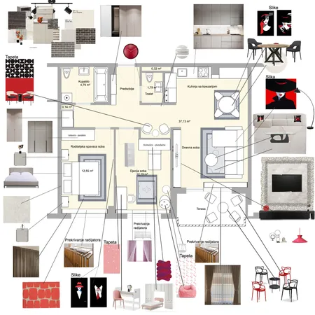 Diplomski rad valjda Interior Design Mood Board by nemanjatomovic on Style Sourcebook