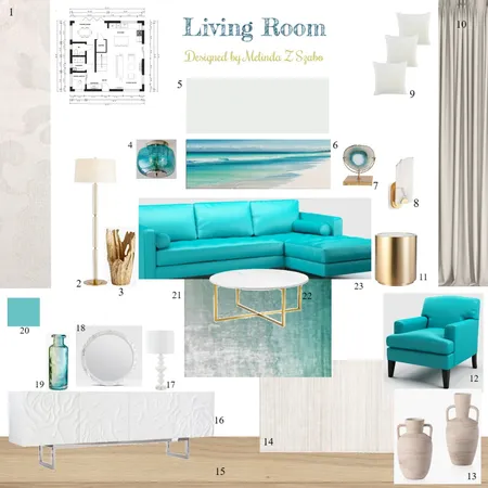 Living room sample board Interior Design Mood Board by Melinda Z on Style Sourcebook