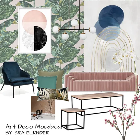 art deco moodboard 001 Interior Design Mood Board by Isra Elkhider on Style Sourcebook