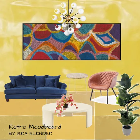 retro moodboard 001 Interior Design Mood Board by Isra Elkhider on Style Sourcebook