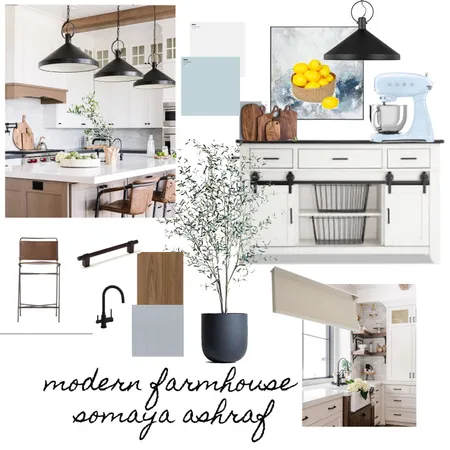 Modern farmhouse Interior Design Mood Board by Somaya on Style Sourcebook