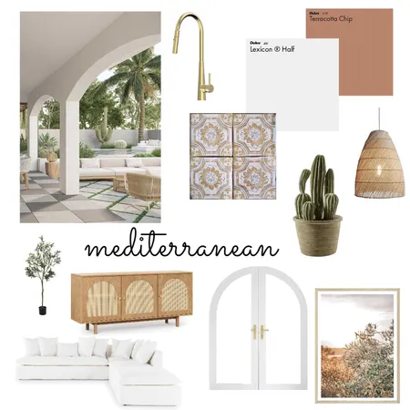 Mediterranean Interior Design Mood Board by kateorchard on Style Sourcebook