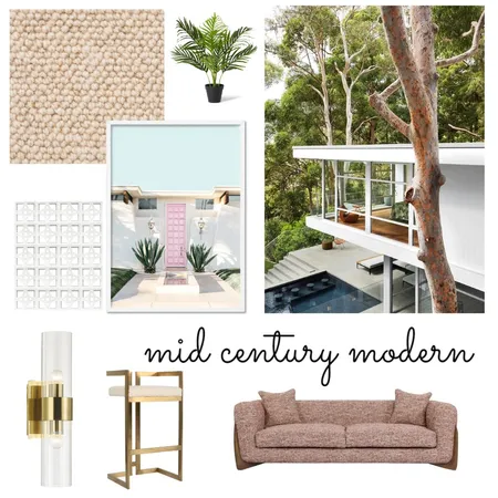 Mid Century Modern Interior Design Mood Board by Kate Orchard on Style Sourcebook