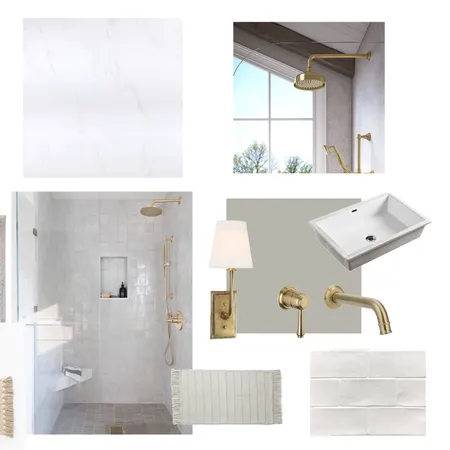 Girls Main bathroom Interior Design Mood Board by Olivewood Interiors on Style Sourcebook