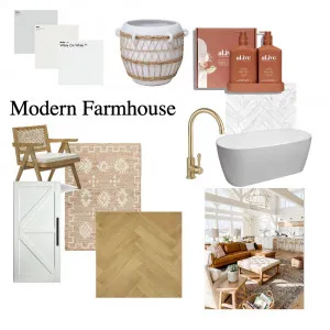 Modern Farmhouse Interior Design Mood Board by jaydewoods on Style Sourcebook