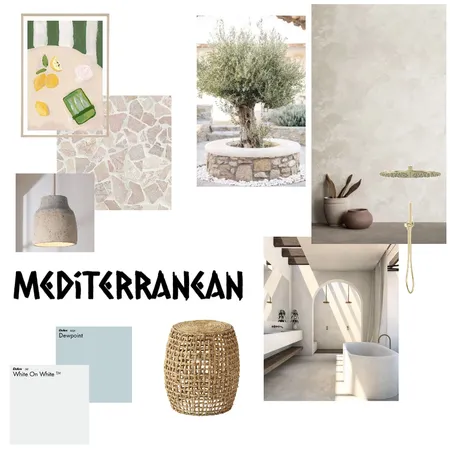 Mediterranean Interior Design Mood Board by jaydewoods on Style Sourcebook