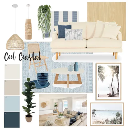 Cool Coastal Interior Design Mood Board by happyrachel on Style Sourcebook