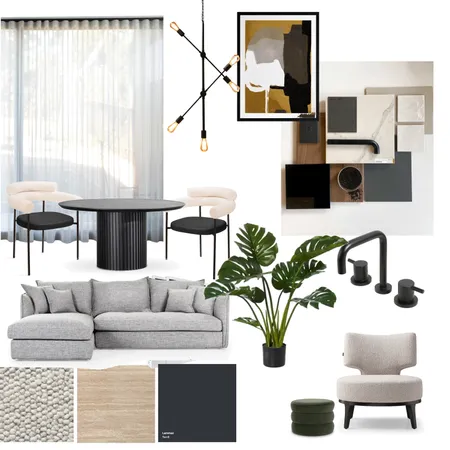 Dark Interior Design Mood Board by teresa angelone on Style Sourcebook