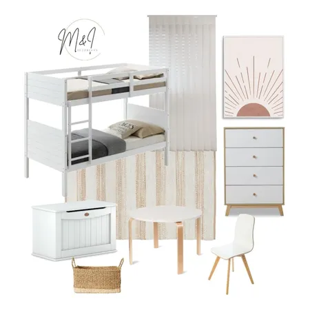 Kid's bedroom concept Interior Design Mood Board by M&I Interiors on Style Sourcebook