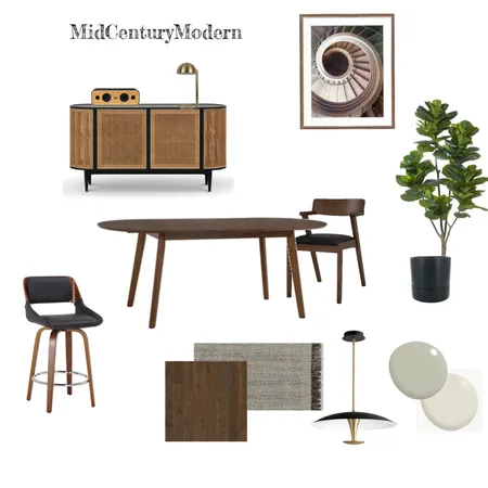 Mid Century Modern Interior Design Mood Board by Jennypark on Style Sourcebook