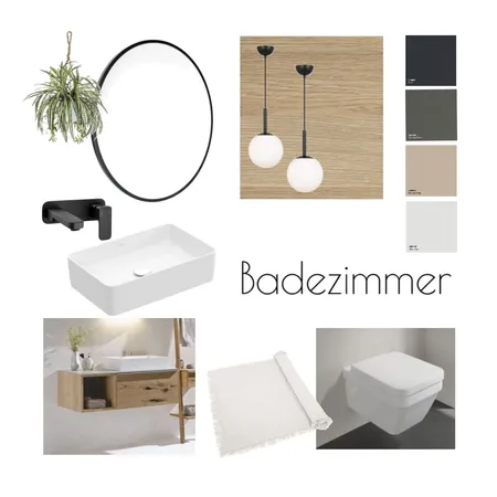 Badezimmer schwarze Armaturen Interior Design Mood Board by RiederBeatrice on Style Sourcebook