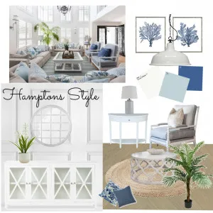 Hamptons Style Interior Design Mood Board by janwilliamskms@gmail.com on Style Sourcebook