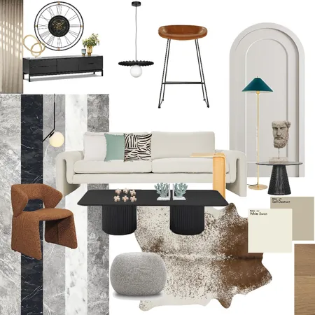 modern industrial islamic Interior Design Mood Board by nadahassan130 on Style Sourcebook
