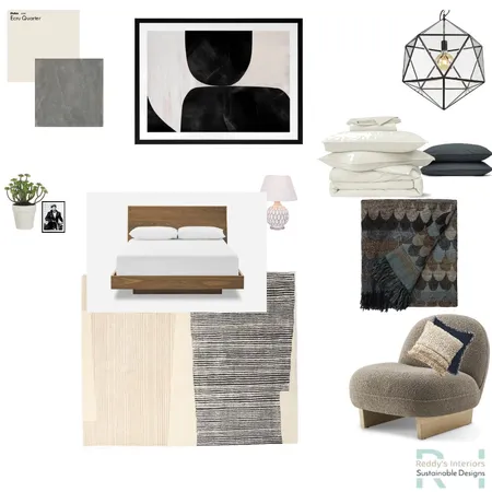 Saturday 8 July Bedroom1 Scandi Interior Design Mood Board by vreddy on Style Sourcebook