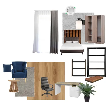 Client A Bedroom and Reading nook Interior Design Mood Board by Aphixay on Style Sourcebook
