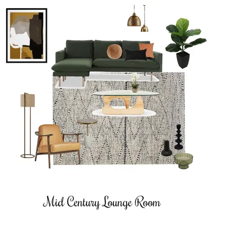 Jen- mid century lounge room Interior Design Mood Board by Simplestyling on Style Sourcebook