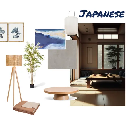 Japanese Interior Style Mood Board Interior Design Mood Board by andriani on Style Sourcebook