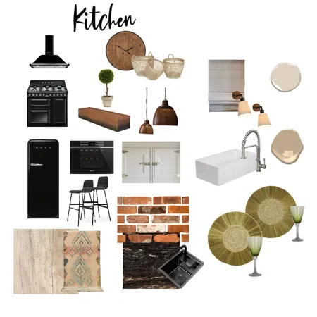 Sample Board Kitchen - Assignment 9 Interior Design Mood Board by Head Space Interiors on Style Sourcebook