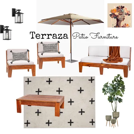 Terraza Patio Furniture Interior Design Mood Board by Blue Marble Interiors on Style Sourcebook