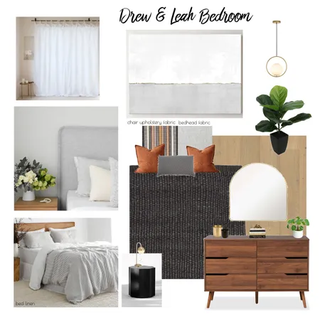 Drew and Leah Bedroom Interior Design Mood Board by Beks0000 on Style Sourcebook