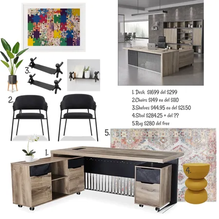 Kellie's Office Interior Design Mood Board by Ledonna on Style Sourcebook