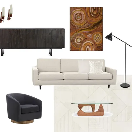 Lounge Room Interior Design Mood Board by Sacha on Style Sourcebook