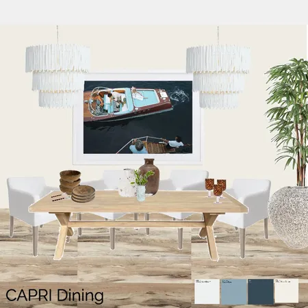 Capri Dining Interior Design Mood Board by St. Barts Interiors on Style Sourcebook