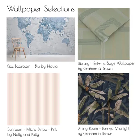 Wallpaper Selections Interior Design Mood Board by Beks0000 on Style Sourcebook