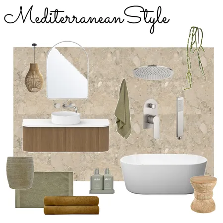 Mediterranean Style Interior Design Mood Board by justine.suttorini@gmail.com on Style Sourcebook