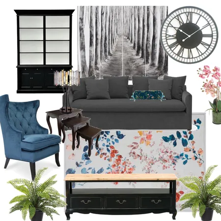 Moody woods living Interior Design Mood Board by Glitch1102 on Style Sourcebook