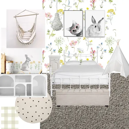 English countryside in spring inspired children’s room Interior Design Mood Board by Glitch1102 on Style Sourcebook