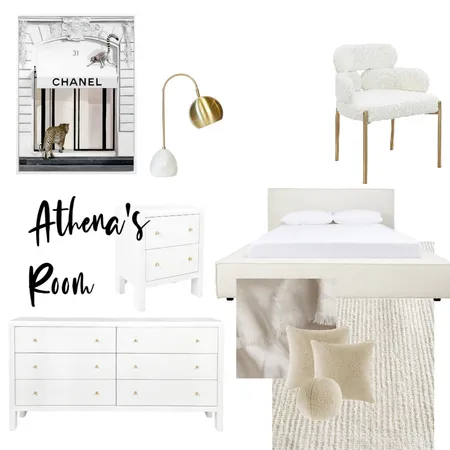 Athena's Room Interior Design Mood Board by Anna_Barefoot Stylist on Style Sourcebook
