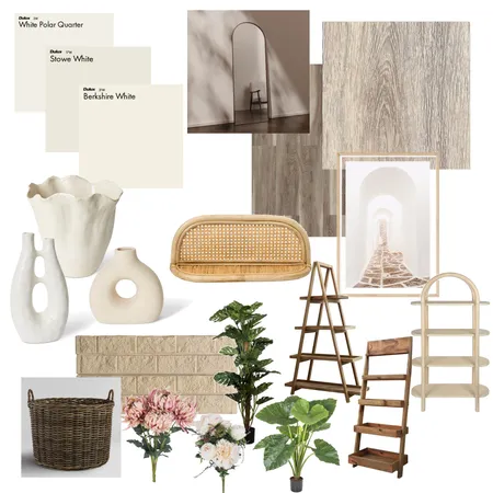 beige floome moodboard Interior Design Mood Board by alainaaw on Style Sourcebook
