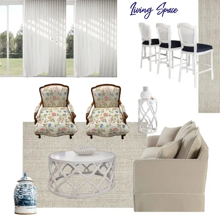 Living Space - Winston Hills Interior Design Mood Board by Style My Home - Hamptons Inspired Interiors on Style Sourcebook